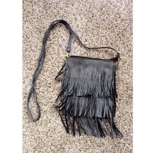 Fringe Cross Shoulder Bag